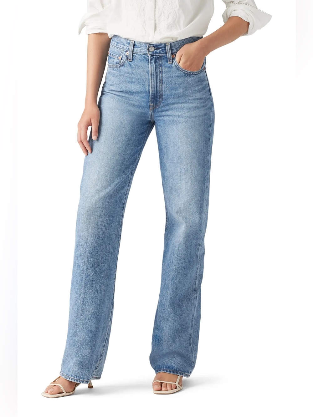 Levi’s ribcage wide leg jeans size 29 x 34 LONG western cowgirl chic